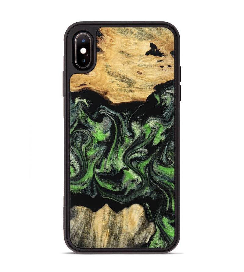 iPhone Xs Max Wood Phone Case - Myrta (Ombre, 802361)