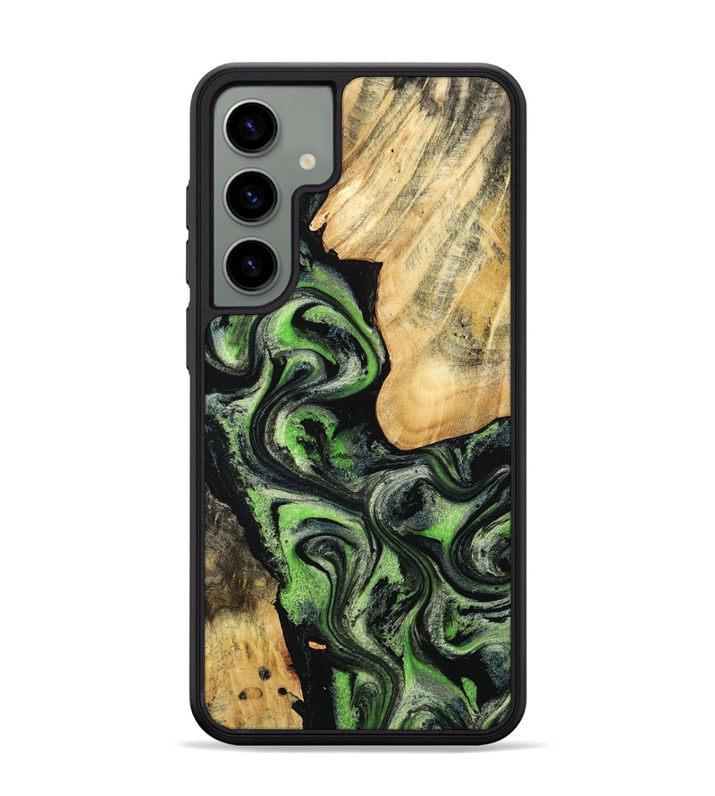 Galaxy S24 Plus Wood Phone Case - Emilee (Green, 802362)