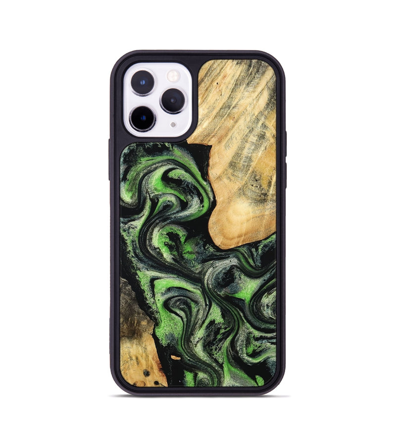 iPhone 11 Pro Wood Phone Case - Emilee (Green, 802362)