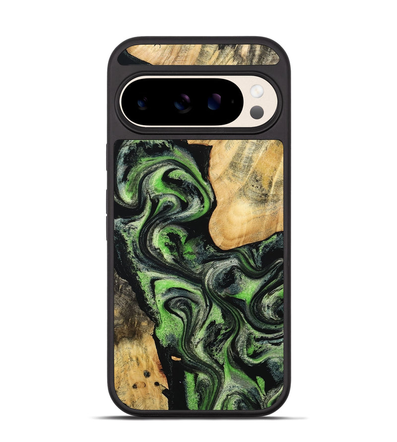 Pixel 10 Wood Phone Case - Emilee (Green, 802362)