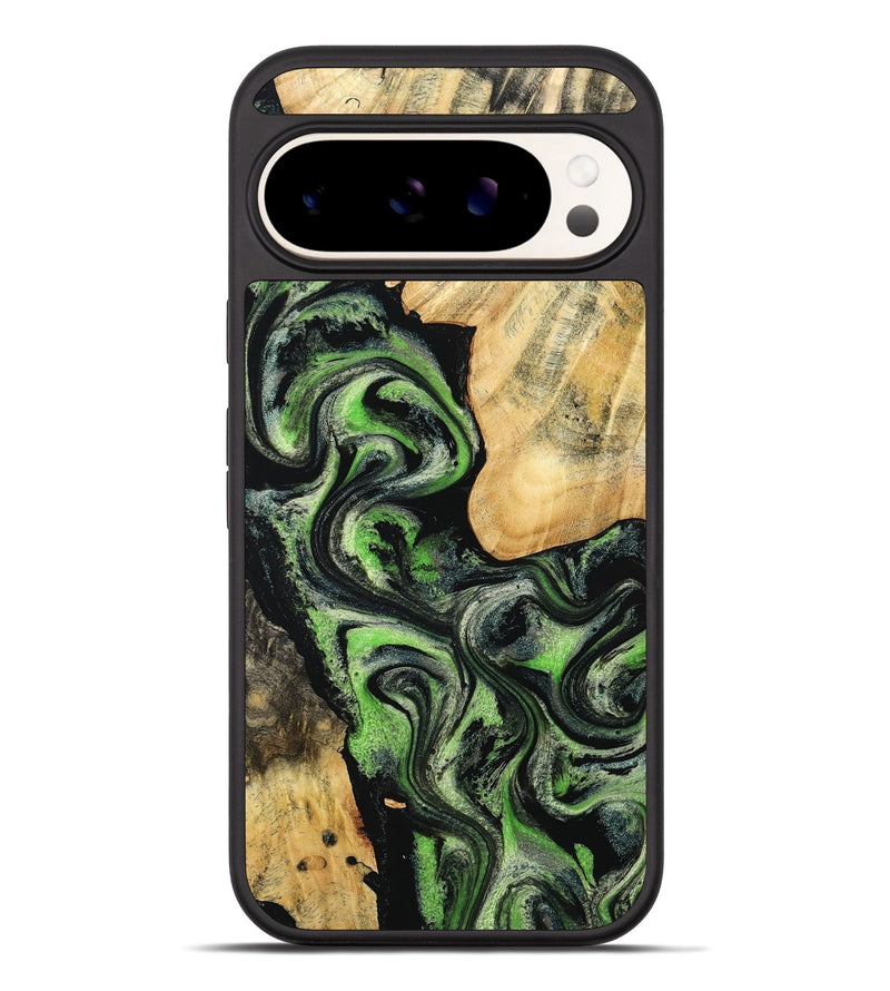 Pixel 10 Pro XL Wood Phone Case - Emilee (Green, 802362)