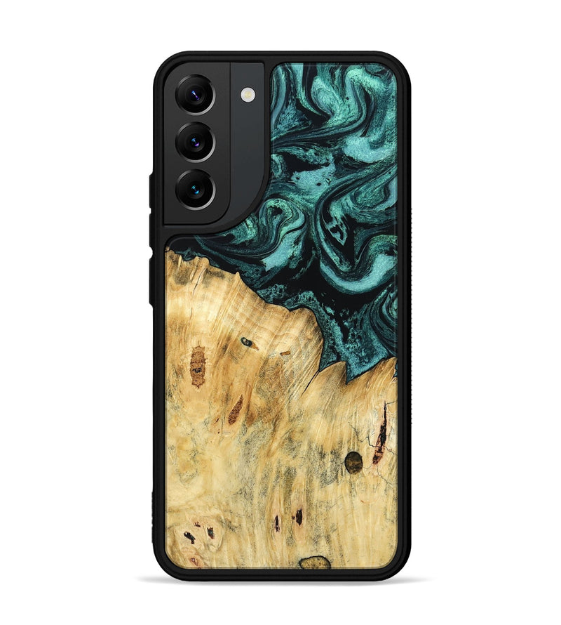 Galaxy S22 Plus Wood Phone Case - Novalee (Green, 802363)