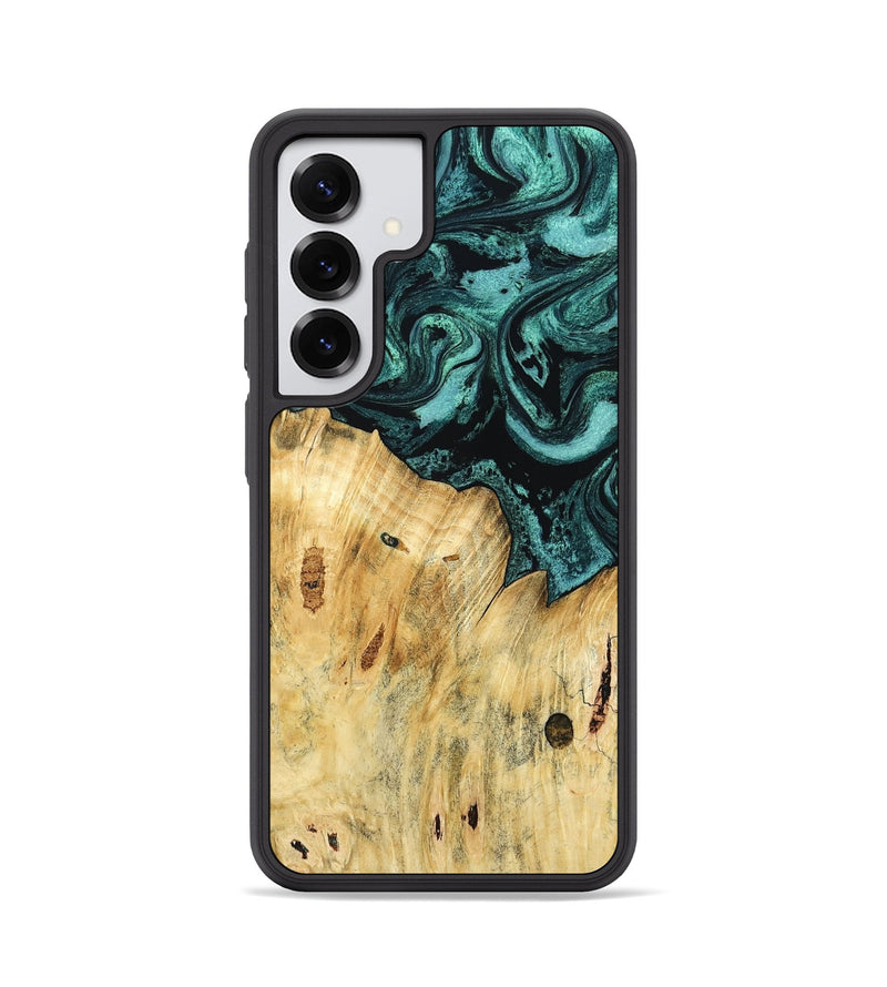 Galaxy S25 Wood Phone Case - Novalee (Green, 802363)