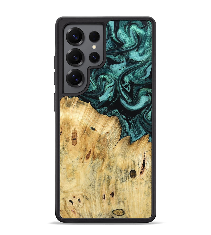 Galaxy S25 Ultra Wood Phone Case - Novalee (Green, 802363)