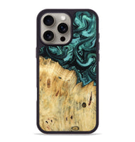 iPhone 16 Pro Max Wood Phone Case - Novalee (Green, 802363)
