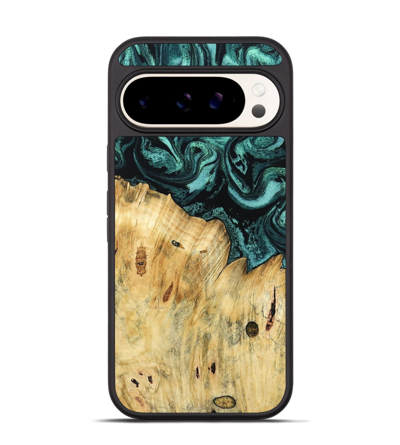 Pixel 9 Wood Phone Case - Novalee (Green, 802363)