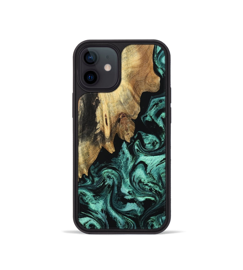 iPhone 12 mini Wood Phone Case - Dax (Ancient Olive, 802364)