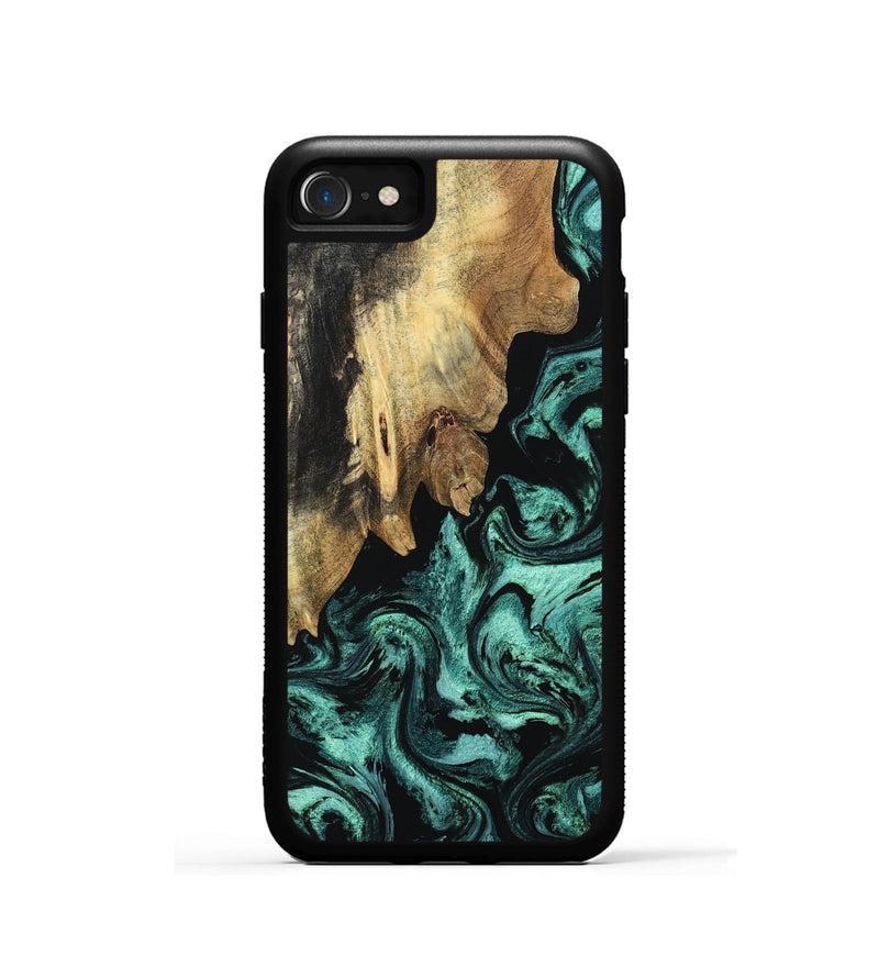 iPhone SE Wood Phone Case - Dax (Ancient Olive, 802364)