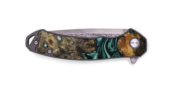 EDC Wood Pocket Knife - Alia (Green, 802366)