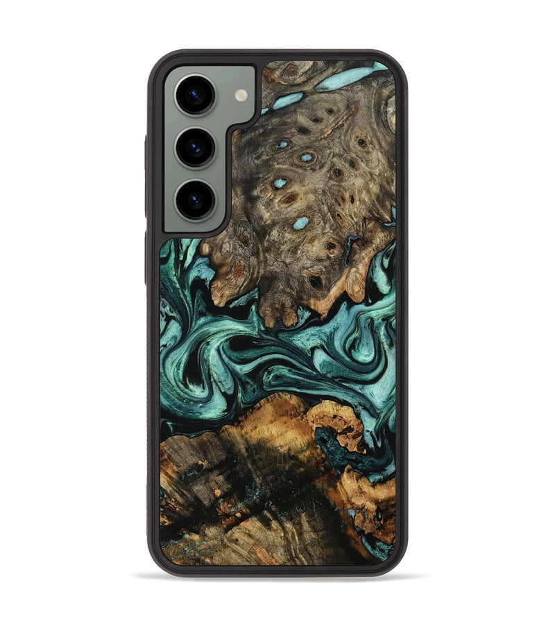 Galaxy S23 Plus Wood Phone Case - Alia (Green, 802366)