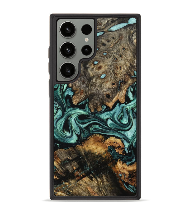 Galaxy S23 Ultra Wood Phone Case - Alia (Green, 802366)