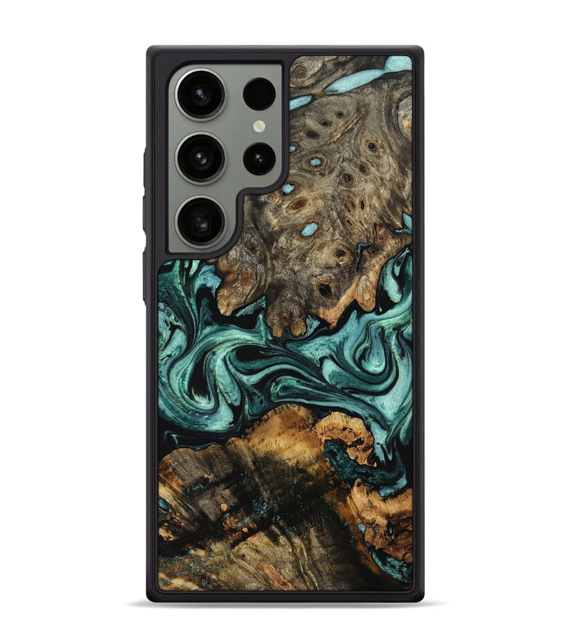 Galaxy S24 Ultra Wood Phone Case - Alia (Green, 802366)