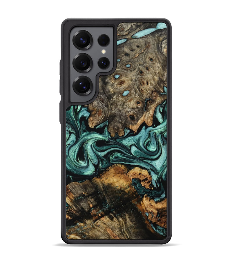 Galaxy S25 Ultra Wood Phone Case - Alia (Green, 802366)