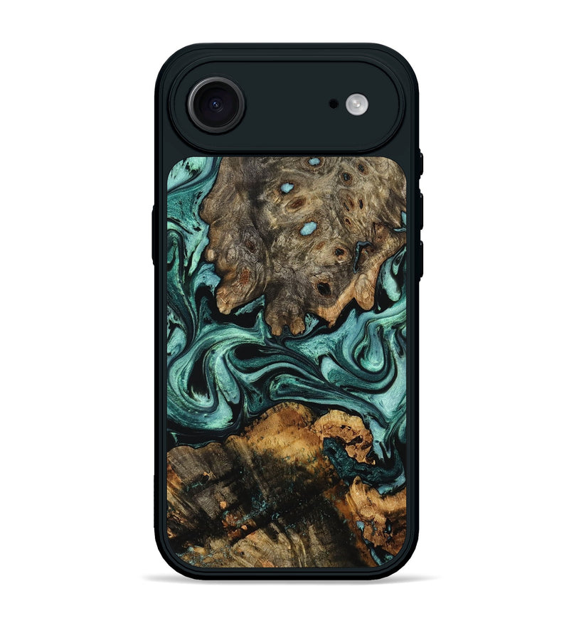 iPhone 17 Air Wood Phone Case - Alia (Green, 802366)