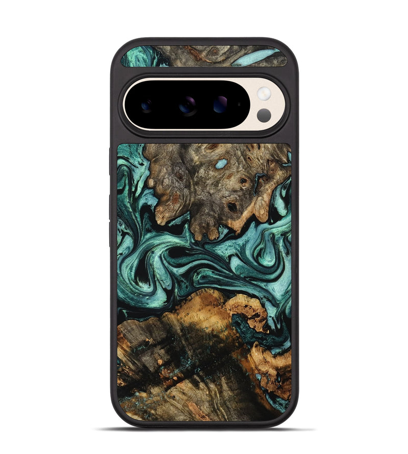 Pixel 10 Wood Phone Case - Alia (Green, 802366)