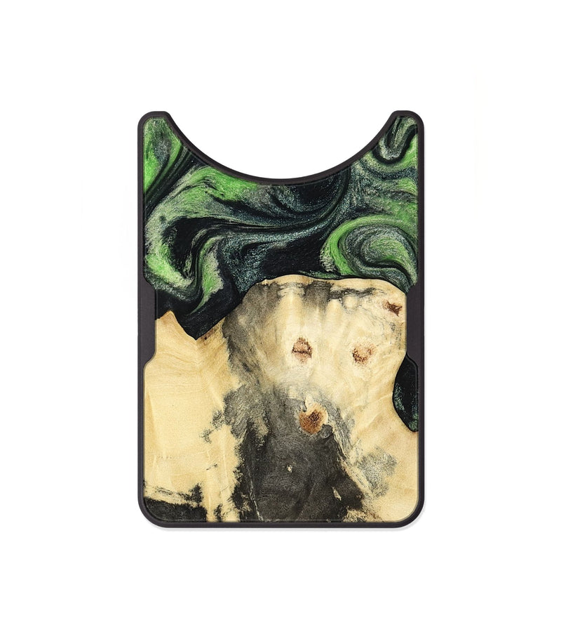 Alloy Wood Wallet - Emerie (Green, 802367)