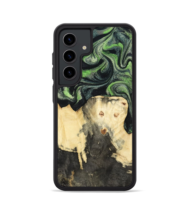 Galaxy S24 Wood Phone Case - Emerie (Green, 802367)