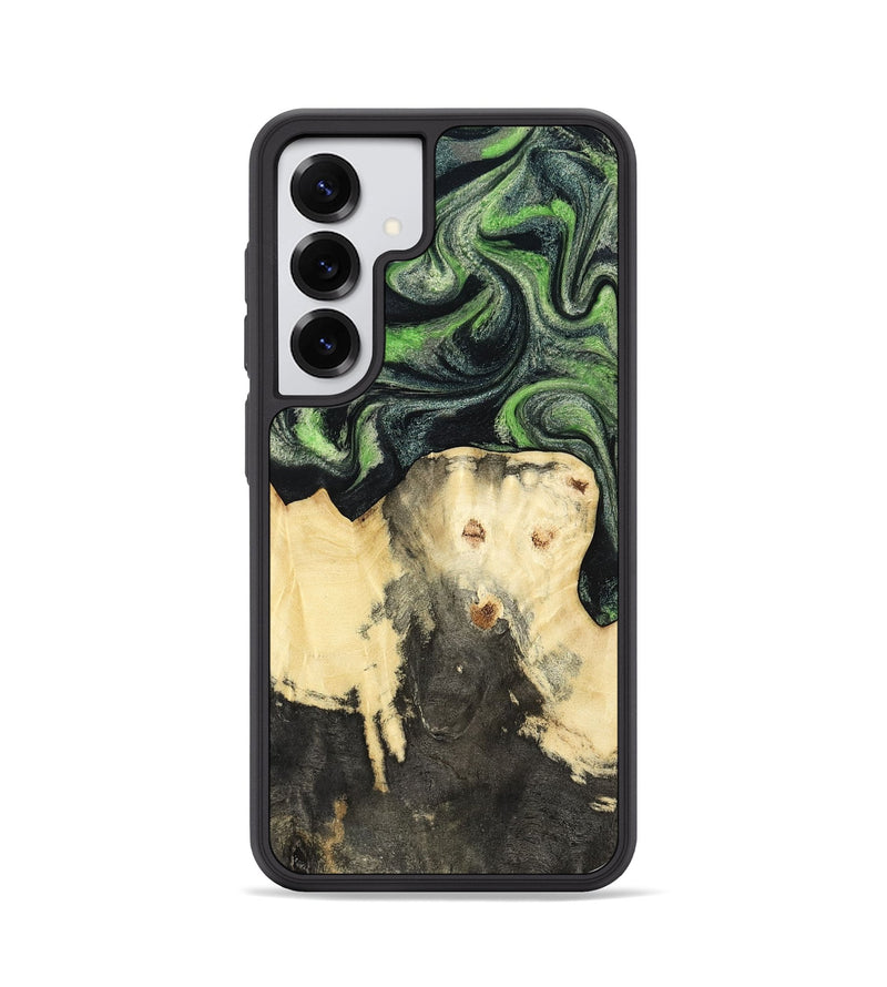 Galaxy S25 Wood Phone Case - Emerie (Green, 802367)