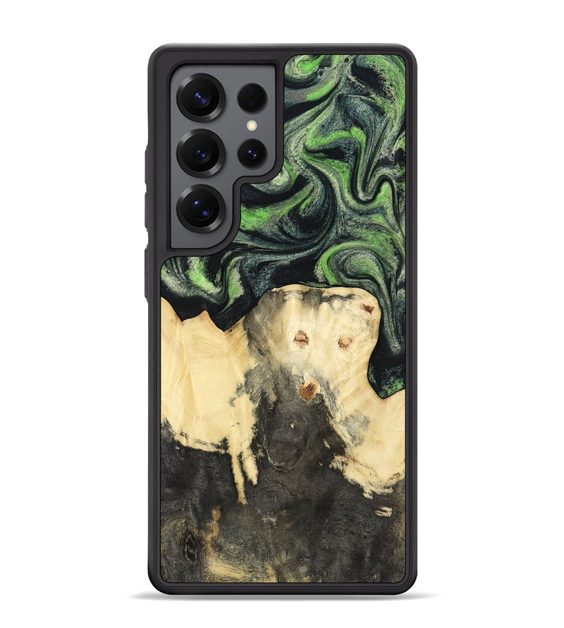 Galaxy S25 Ultra Wood Phone Case - Emerie (Green, 802367)