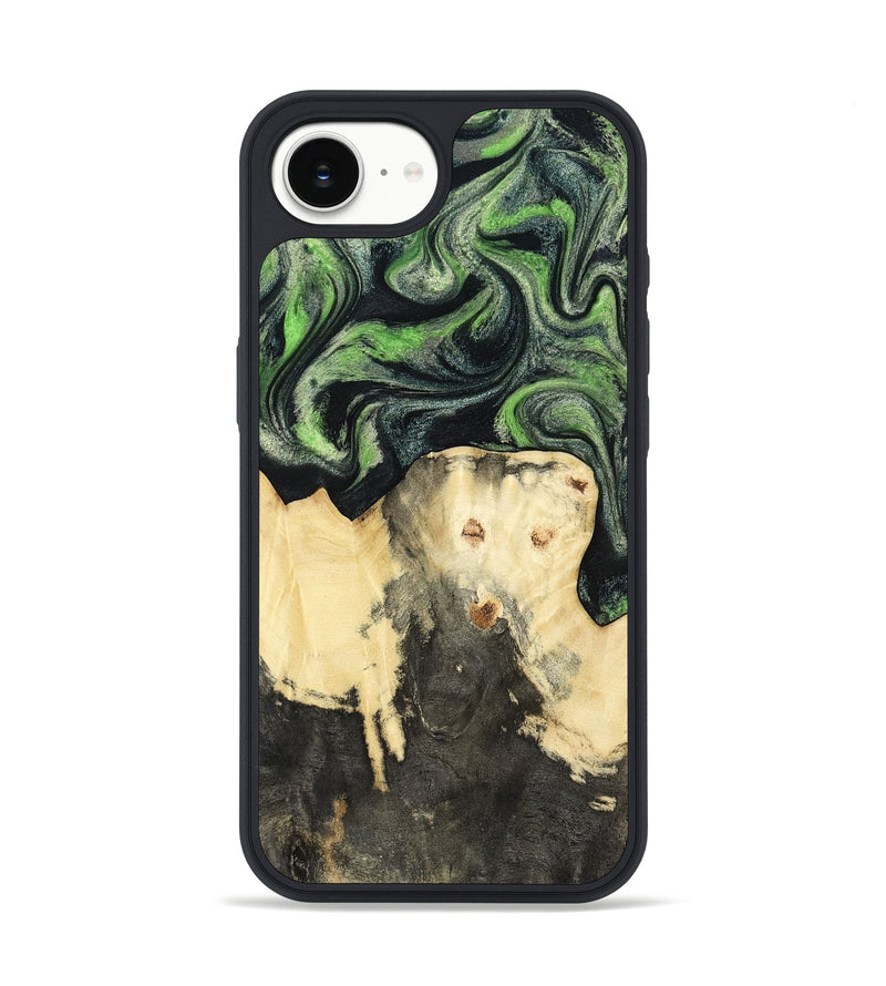 iPhone 16e Wood Phone Case - Emerie (Green, 802367)