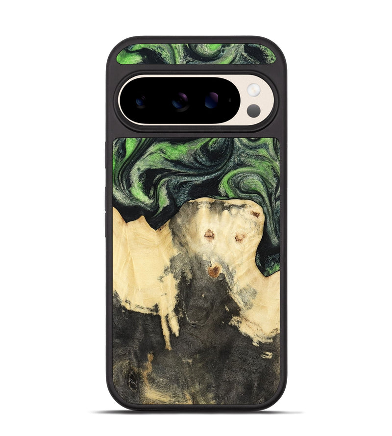 Pixel 10 Wood Phone Case - Emerie (Green, 802367)