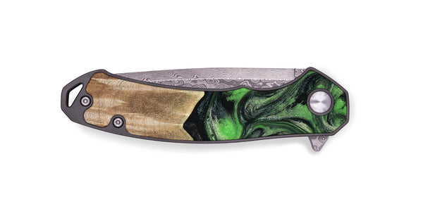 EDC Wood Pocket Knife - Avery (Green, 802368)