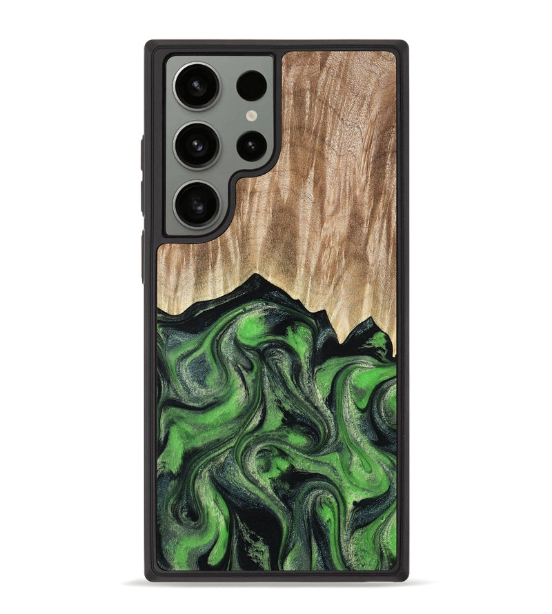 Galaxy S23 Ultra Wood Phone Case - Avery (Green, 802368)