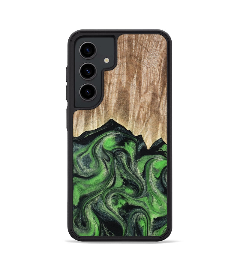 Galaxy S24 Wood Phone Case - Avery (Green, 802368)