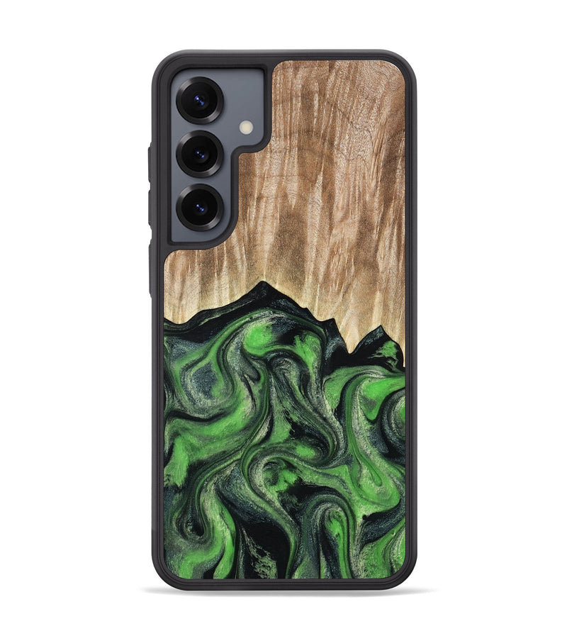 Galaxy S25 Plus Wood Phone Case - Avery (Green, 802368)