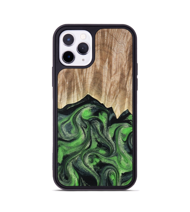 iPhone 11 Pro Wood Phone Case - Avery (Green, 802368)
