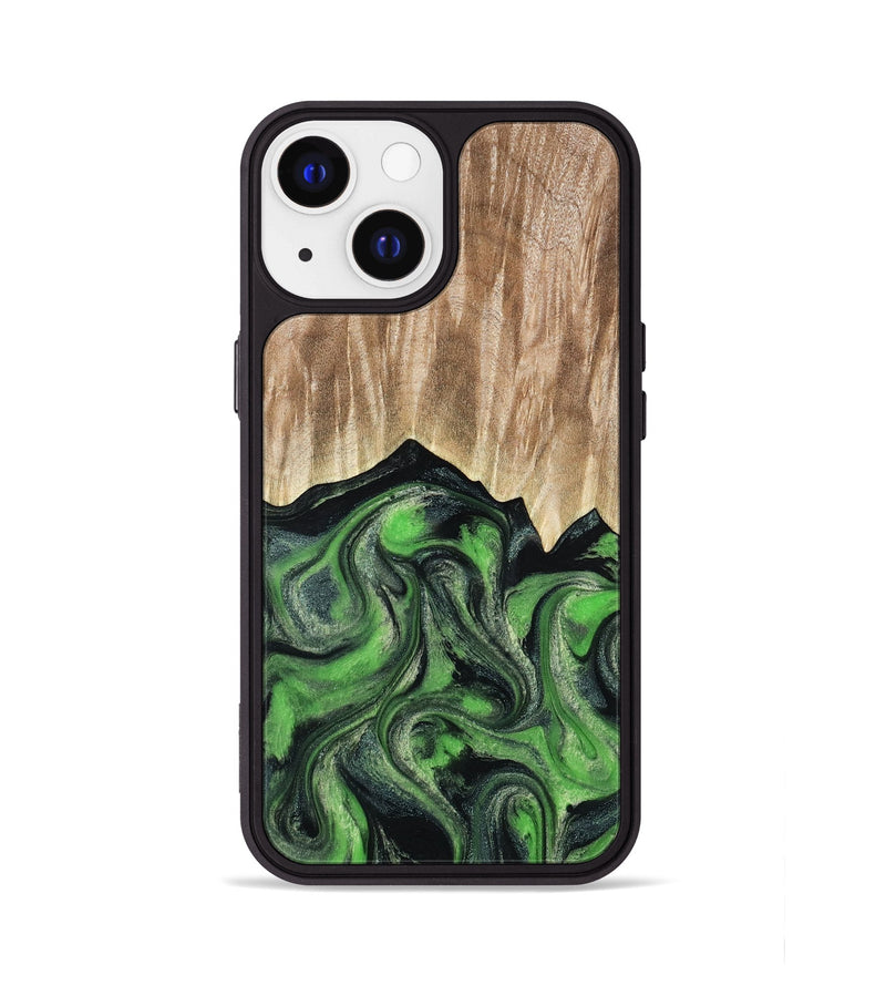 iPhone 13 Wood Phone Case - Avery (Green, 802368)