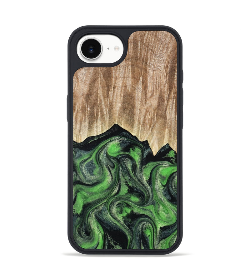 iPhone 16e Wood Phone Case - Avery (Green, 802368)