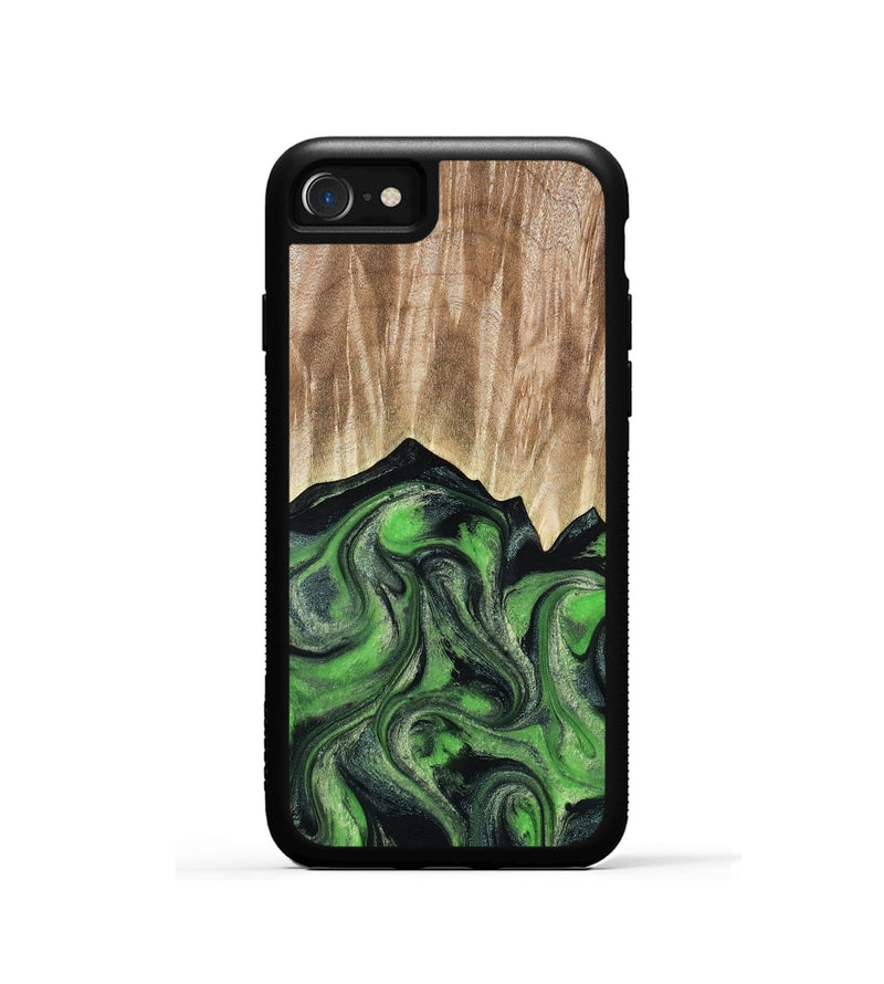 iPhone SE Wood Phone Case - Avery (Green, 802368)