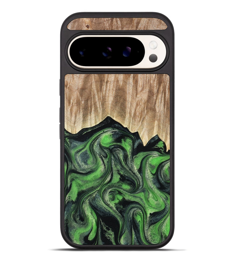 Pixel 10 Pro XL Wood Phone Case - Avery (Green, 802368)