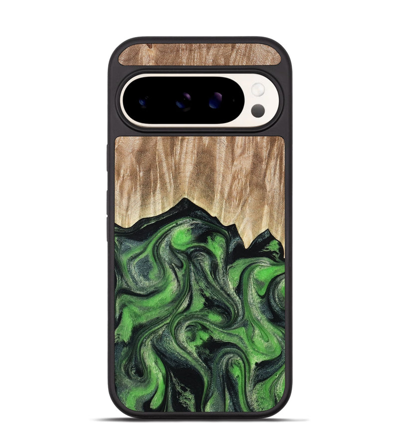 Pixel 9 Wood Phone Case - Avery (Green, 802368)