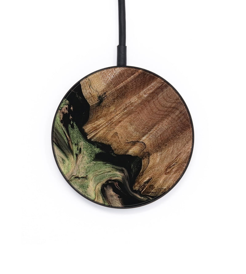 Circle Wood Wireless Charger - Judson (Green, 802369)