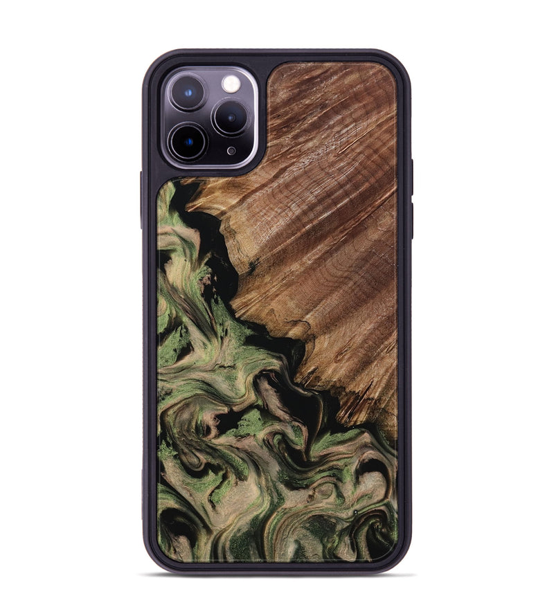 iPhone 11 Pro Max Wood Phone Case - Judson (Green, 802369)
