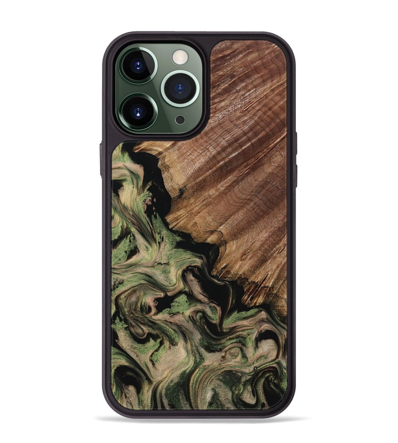 iPhone 13 Pro Max Wood Phone Case - Judson (Green, 802369)