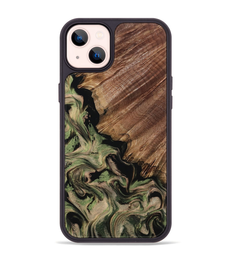 iPhone 14 Plus Wood Phone Case - Judson (Green, 802369)