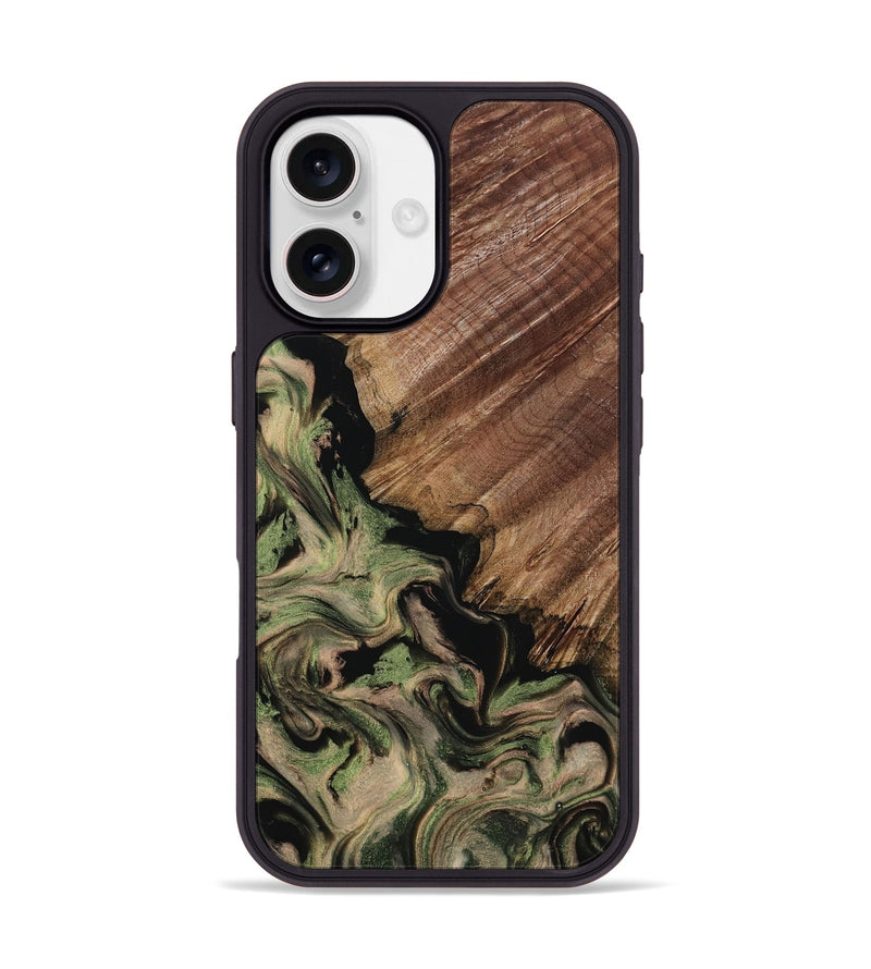iPhone 17 Wood Phone Case - Judson (Green, 802369)