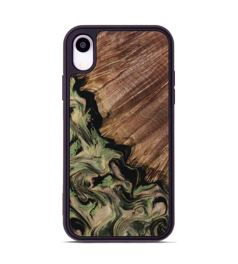 iPhone Xr Wood Phone Case - Judson (Green, 802369)