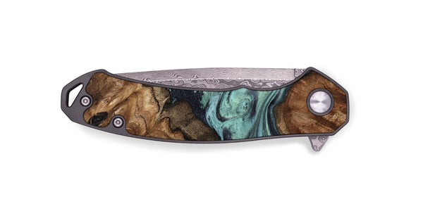EDC Wood Pocket Knife - Marion (Green, 802370)