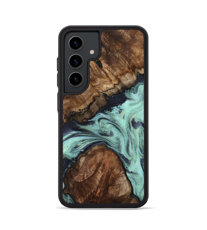 Galaxy S24 Wood Phone Case - Marion (Green, 802370)
