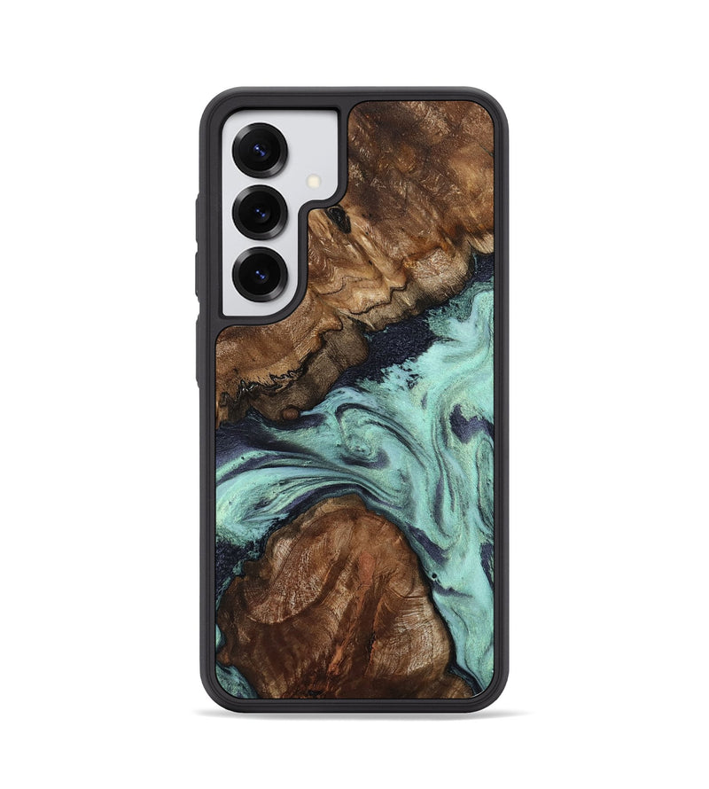 Galaxy S25 Wood Phone Case - Marion (Green, 802370)