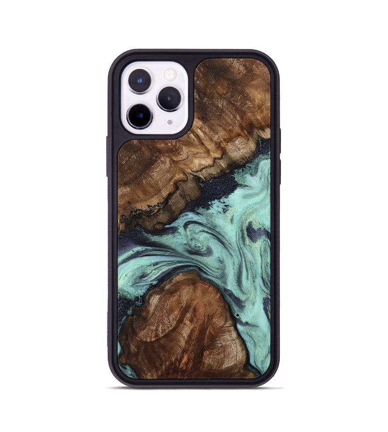 iPhone 11 Pro Wood Phone Case - Marion (Green, 802370)