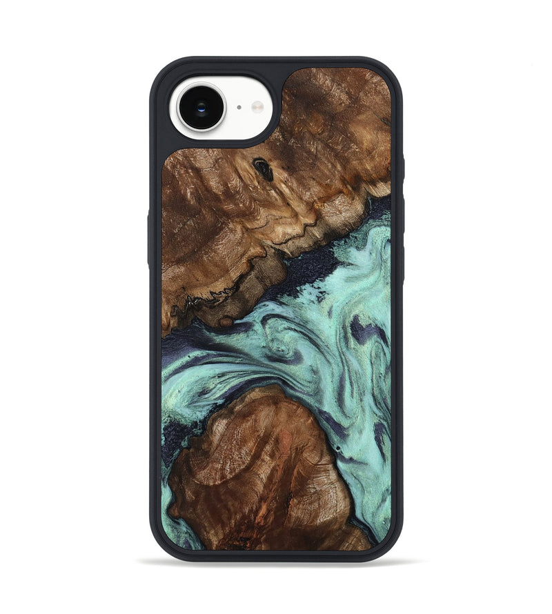 iPhone 16e Wood Phone Case - Marion (Green, 802370)