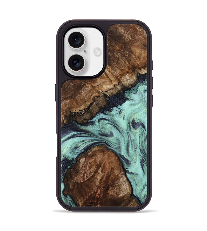 iPhone 17 Wood Phone Case - Marion (Green, 802370)