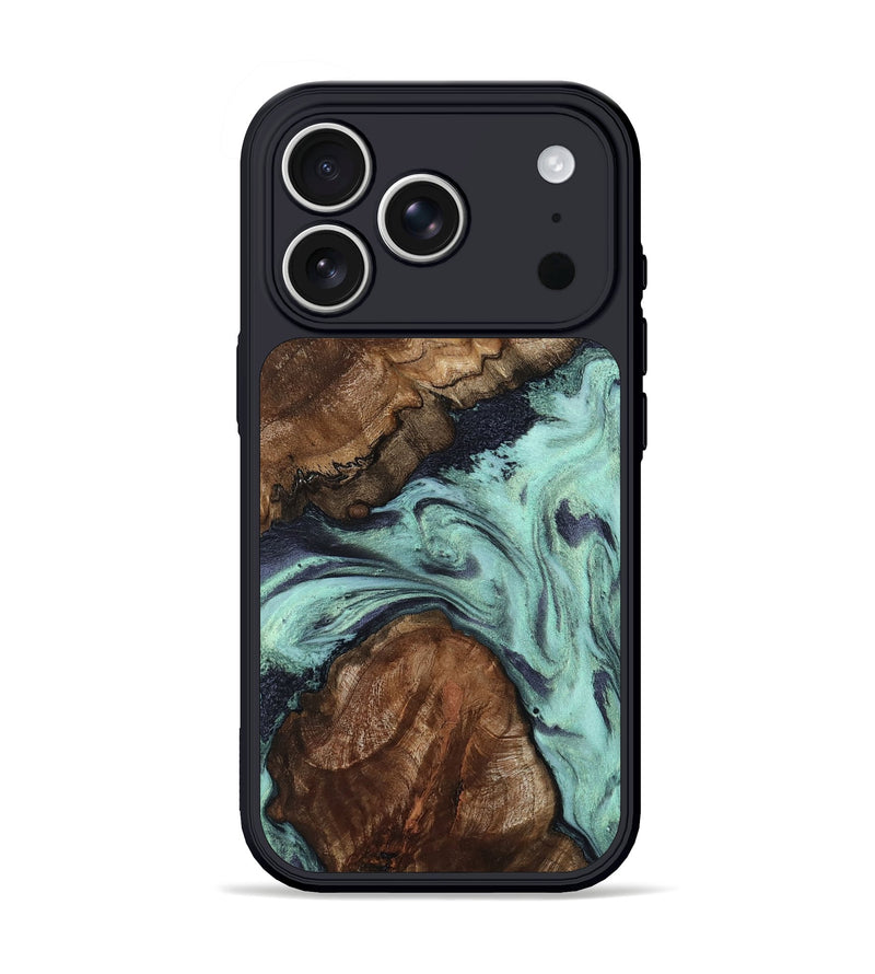 iPhone 17 Pro Wood Phone Case - Marion (Green, 802370)