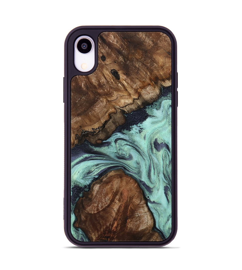 iPhone Xr Wood Phone Case - Marion (Green, 802370)