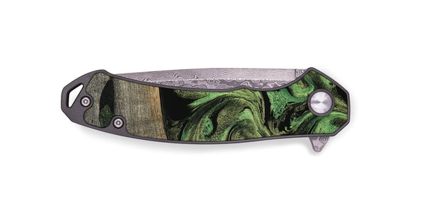 EDC Wood Pocket Knife - Rylan (Green, 802371)